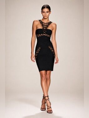 Herve Leger Alex Dress XS